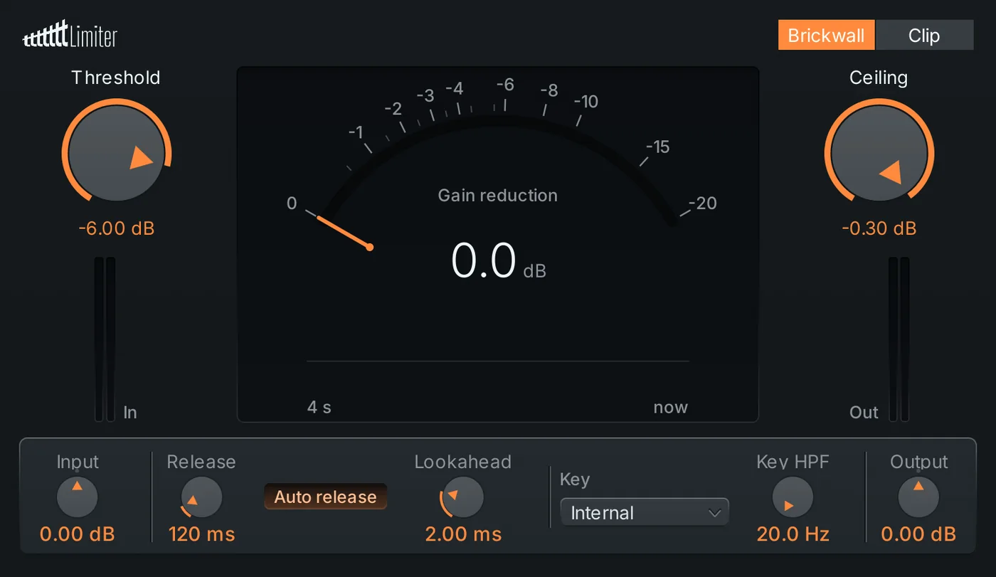 Limiter editor