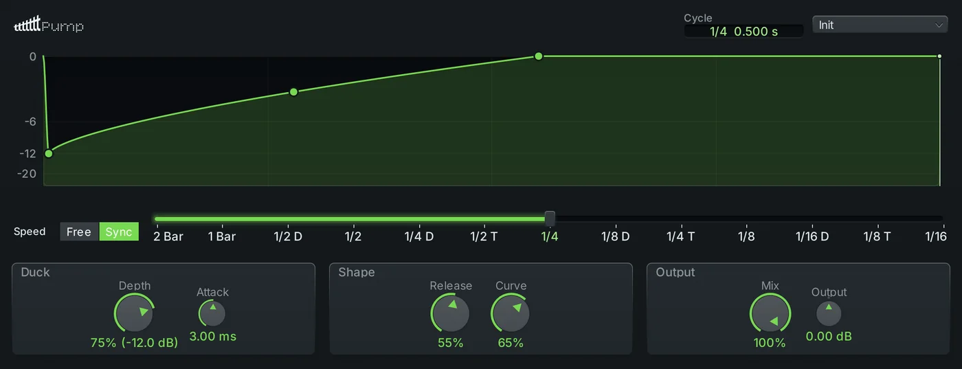 Pump editor