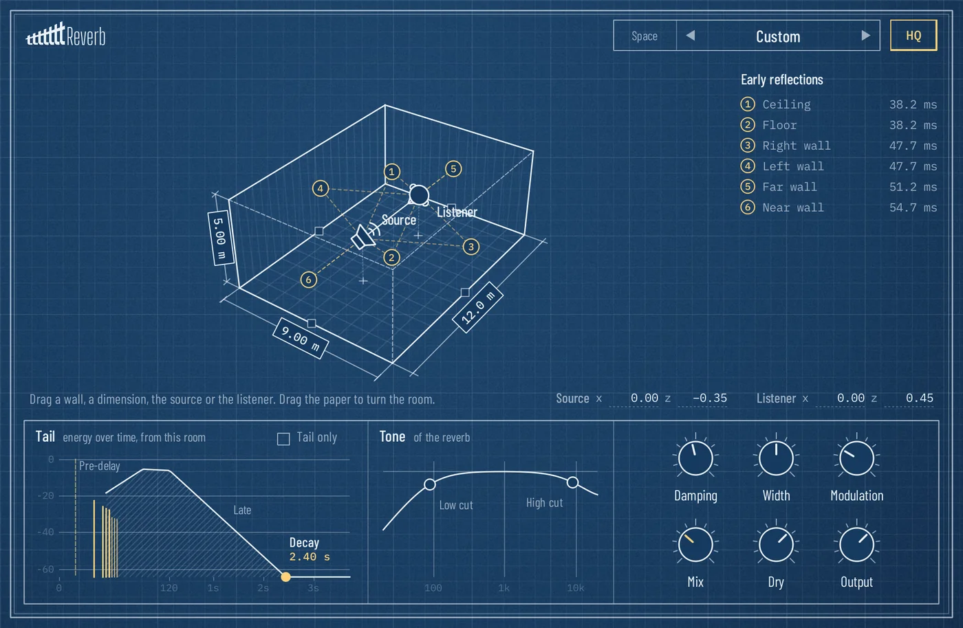 Reverb editor